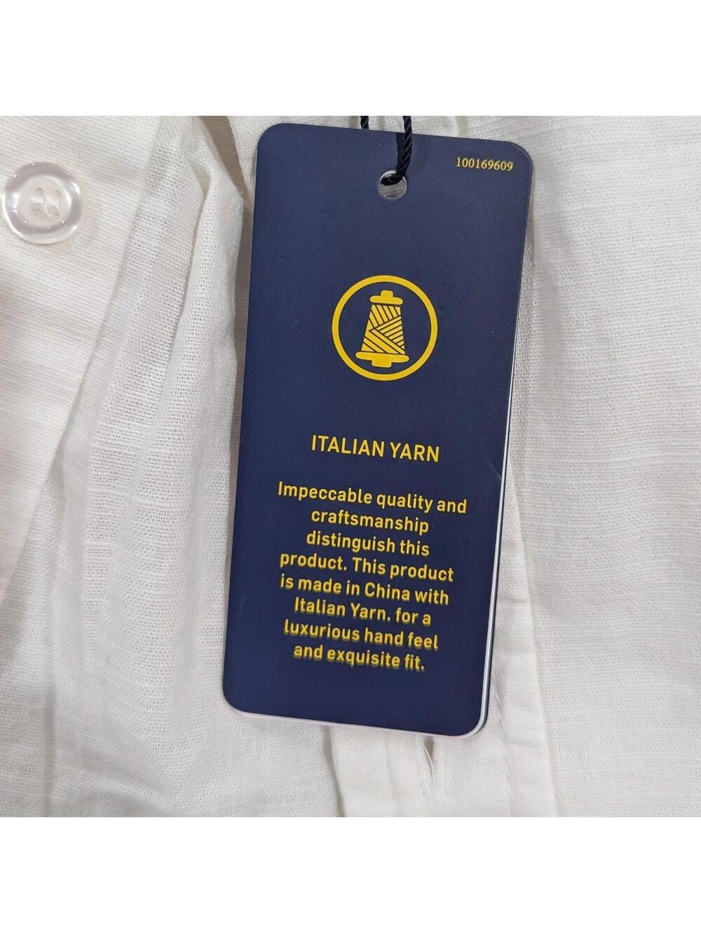 Polo Ralph Lauren Custom Slim Fit Oxford Shirt White Italian Yarn Unisex S NWT - Picture 5 of 12